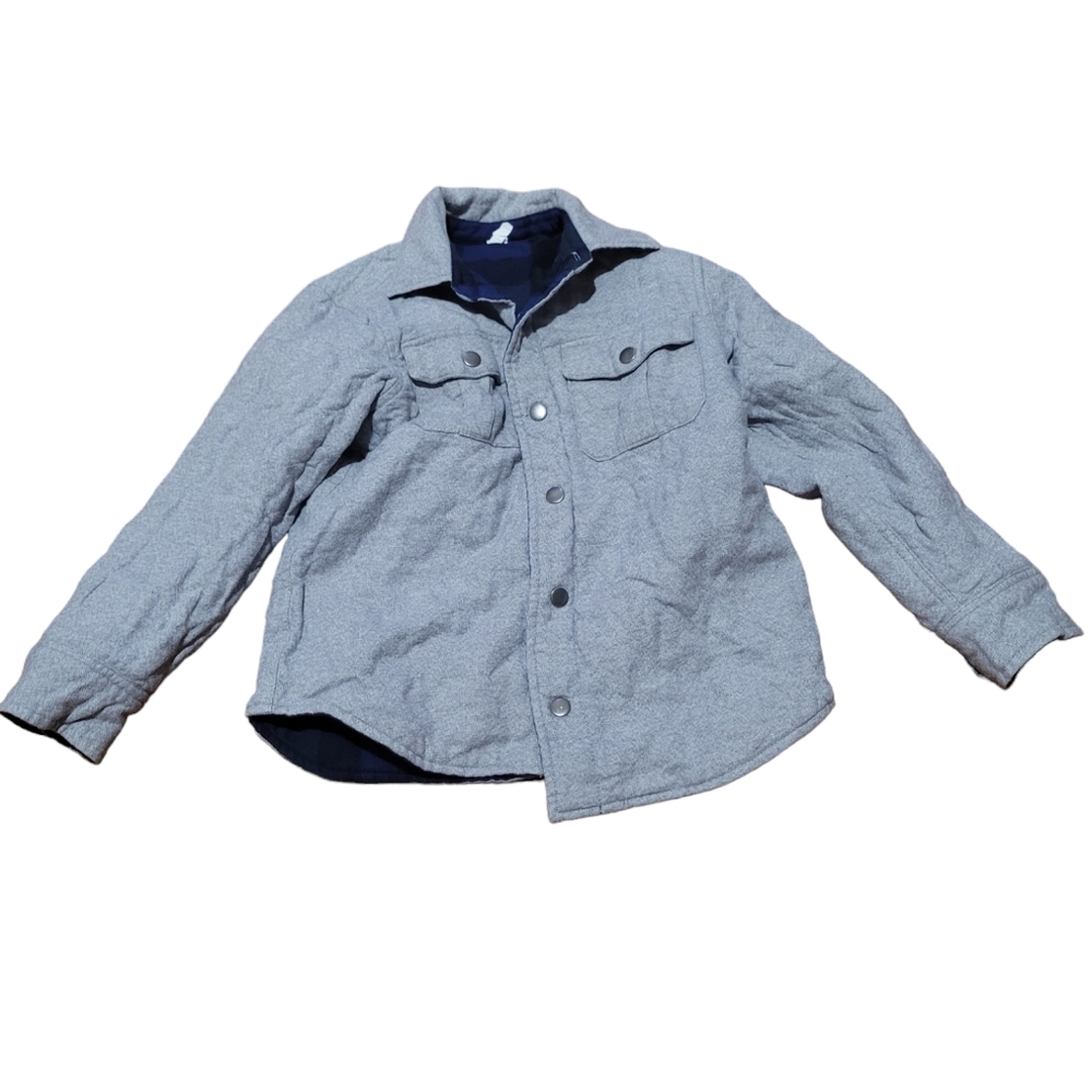 Reversible Button‎ Down Jacket - Picture 2 of 2